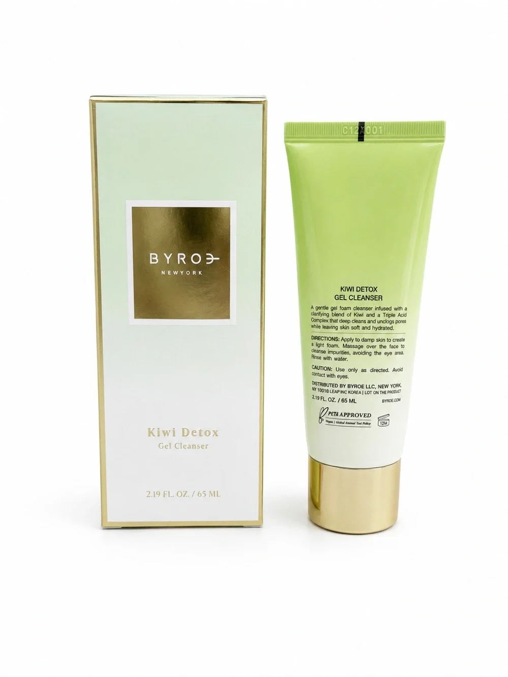 BYROE Kiwi Detox Gel Cleanser – 2.19 fl oz / 65 mL – New in Box